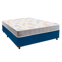 Ver imagem 1 de Colchão Casal D20 + Box Azul - D20 Inducol