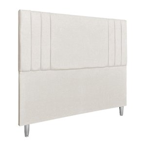 Cabeceira Casal 1,40m Viena Linho Bege Dal Poz Estofados