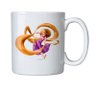 Caneca de Porcelana Rapunzel Enrolados Cabelos Longos - 1