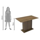 Ver imagem 3 de Mesa de Jantar Madesa com Tampo de Madeira 5329 Rustic
