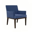 Ver imagem 1 de Poltrona Decorativa Vitória Suede Azul Royal - Dominic Decor Vitoria