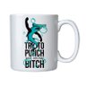 Caneca de Porcelana Try to Punch Me Now Bitch Tubarao Martelo - 1