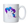 Caneca de Porcelana Unicornio Menina Cabelo Roxo - 1