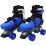 Patins Clássico Quad 4 Rodas Roller de Rua Masculino Azul Tamanho 29 30 31 32 Importway BW-016-AZ - 1