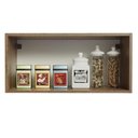 Ver imagem 4 de Armário Aéreo 70 Cm 1 Porta Basculante Rustic/crema Agata Madesa