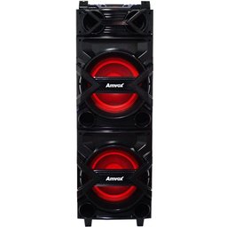 Caixa Som Amplificada Bluetooth 750W Rms Turbo Mp3 Fm USB SD Aux LED Bivolt Amvox Aca 750 - 3