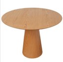 Ver imagem 1 de Mesa de Jantar Cone 90cm Base Cinamomo Tampo Cinamomo