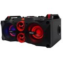 Ver imagem 3 de Caixa Som Amplificada Bluetooth 150W Rms Mp3 Fm USB SD Aux LED Bivolt Amvox Aca 768 Preta