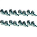 Ver imagem 1 de Kit 16 Rodizio Rodinha de Silicone Fixo Anti Risco para Sofá Retrátil 38mm - Arkell