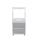 Ver imagem 6 de Armário Multiuso Luna 2 Portas 1 Gaveta MDP 60cm Branco