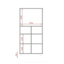 Ver imagem 4 de Armário Multiuso Luna 2 Portas 1 Gaveta MDP 60cm Branco
