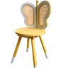 Cadeira de Borboleta Branca com Palha Indiana Mod 3 Kids - 1