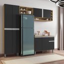 Ver imagem 2 de Cozinha Vanessa Amendoa Preto - Ajl