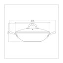 Ver imagem 4 de Wok Tramontina Mônaco Induction em Alumínio com Revestimento Interno e Externo Antiaderente