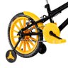 Bicicleta Aro 16 Nylon + Kit Passeio Preta e Amarela - 4