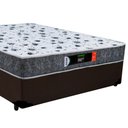Ver imagem 2 de Cama Box Casal 138X188X60 Resistente Pró D28 Ortopédica Espuma Marrom Cinza Prime Colchões