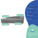 Ver imagem 5 de Recamier Curvo Orgânico 180cm 3 Lugares Lado Esquerdo para Sala de Estar Bouclé Paris