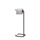 Ver imagem 3 de Kit 02 Suportes Papeleira De Chão Para Banheiro Lavabo Set Aço Multiuso D01 Preto Fosco - Lyam