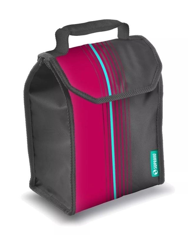 Lancheira Bolsa Térmica Cooler Pop 4,2 Litros Rosa