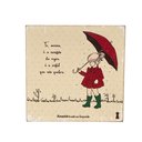 Ver imagem 2 de Quadro Box Tu Menina em Mdf Amanha Te Conto Um Segredo 12x12