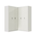 Ver imagem 3 de Guarda-Roupa Planejado de Canto Linear 4 Peças 6 Portas Orion CabeCasa MadeiraOriginals Bege/Aveia/Linho