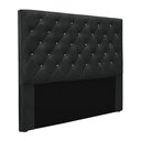 Ver imagem 1 de Cabeceira Tàzio Queen Size Estofada MDF-MDP Veludo Preto Gran Belo