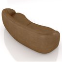 Ver imagem 6 de Sofá 3 Lugares 288cm Orgânico Zion M22 Sintético Caramelo - Mpozenato