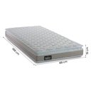 Ver imagem 2 de Colchão Solteiro Hellen Espuma D33 Millenium 88x188x19cm Bege/Branco c/ Pillow top 