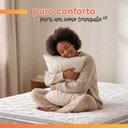 Ver imagem 6 de Colchão Solteiro Hellen Espuma D33 Millenium 88x188x19cm Bege/Branco c/ Pillow Top