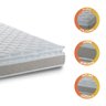Colchão Solteiro Hellen Espuma D33 Millenium 88x188x19cm Bege/Branco c/ Pillow top  - 3