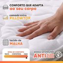 Ver imagem 5 de Colchão Solteiro Hellen Espuma D33 Millenium 88x188x19cm Bege/Branco c/ Pillow Top