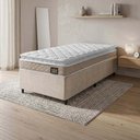 Ver imagem 2 de Colchão Solteiro Hellen Espuma D33 Millenium 88x188x19cm Bege/Branco c/ Pillow Top