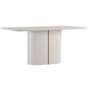 Ver imagem 2 de Mesa de Jantar Serena 180x90 cm com Vidro Off White - New Ceval