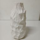 Ver imagem 7 de Vaso Decorativo de Cerâmica Branco 38x18x18cm Enfeite Sala Mesa Estante Aparador