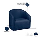 Ver imagem 5 de Poltrona Decorativa Lara Veludo Azul Marinho - Belliv Decor