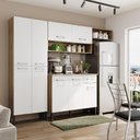 Ver imagem 1 de Cozinha Compacta Arizona Glam Carvalho Carraro - Carvalho-branco Carvalho-branco