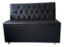 Ver imagem 1 de Kit com 2 Poltronas Booth Preto e 1 Mesa 1.50m