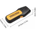 Ver imagem 4 de Scanner Detector de Parede Profissional Detecta Fios Canos Metais Madeira LED Alarme Visual Sonoro
