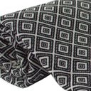 Ver imagem 2 de Manta Para Sofá Jacquard Dupla Face Royalle Geo Preto/Branca - 135x200cm