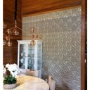 Ver imagem 4 de Kit 40 Placas PVC 3d Revestimento De Parede Pétalas Decorativa 25 cm