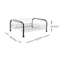 Ver imagem 4 de Escorredor de Pratos Baixo com Porta Copos Aço Cromado Plus - Aramig