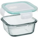 Ver imagem 1 de Pote Hermético Porta Mantimentos Marmita Home&co Vidro Temperado 650ml 6x13x13cm Transparente