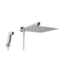 Ver imagem 1 de Ducha Chuveiro Inox 30 Cm C/ Desviador e Ducha Manual em Abs