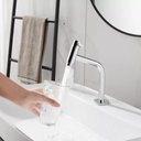 Ver imagem 4 de Torneira Mesa para Banheiro Bica Baixa Link 1/4 Volta Cromado Pia