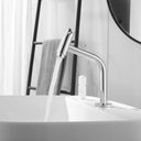 Ver imagem 3 de Torneira Mesa para Banheiro Bica Baixa Link 1/4 Volta Cromado Pia