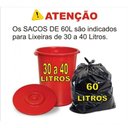 Ver imagem 2 de Saco de Lixo 50l Preto 100 Unidades Preto