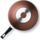 Ver imagem 5 de Planela Wok Flora Alumínio Chocolate Superflon com Tampa 24 Cm 2,8 Litros Mta