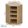 Guarda Roupa 13 Módulos 16 Portas 6 Gavetas Frame CabeCasa MadeiraMadeira - 13