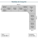 Ver imagem 5 de Guarda Roupa 13 Módulos 16 Portas 6 Gavetas Frame CabeCasa MadeiraOriginals