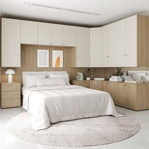Guarda Roupa 13 Módulos 16 Portas 6 Gavetas Frame Cabecasa MadeiraMadeira  